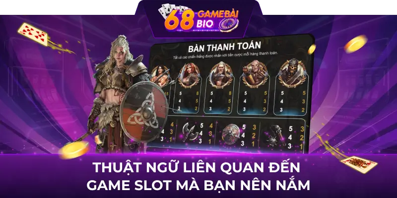 Barbarian Nudge - Tựa game nổ hũ 68 game bài độc lạ thưởng cực sốc 2 Thuật ngữ liên quan đến game slot mà bạn nên nắm