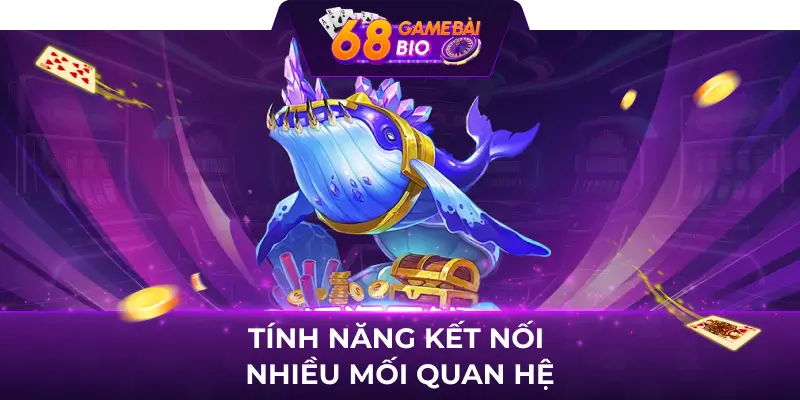 Vua Hải Tặc 68 game bài - Game bắn cá chiến thuật cực hot 3 Tính năng kết nối nhiều mối quan hệ